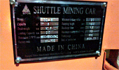 El Carro minero se Exporta a Canadá