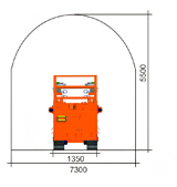 DTC2-35 Perforador jumbo de doble potencia