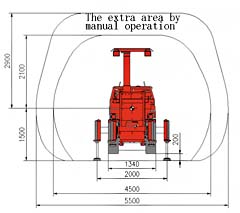 DW2-50 Perforadora jumbo de ruedas de doble brazos