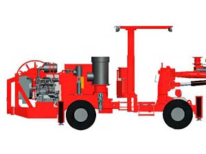 DW1-23 Perforadora jumbo de ruedas de brazo único