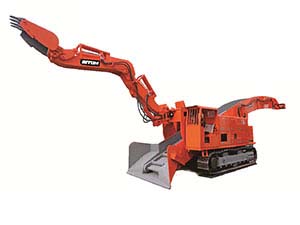 LWLX-220 Cargador haggloader de correa eslabonada