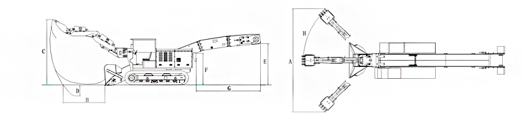 LWLX-150 Cargador de la suciedad de múltiples funciones